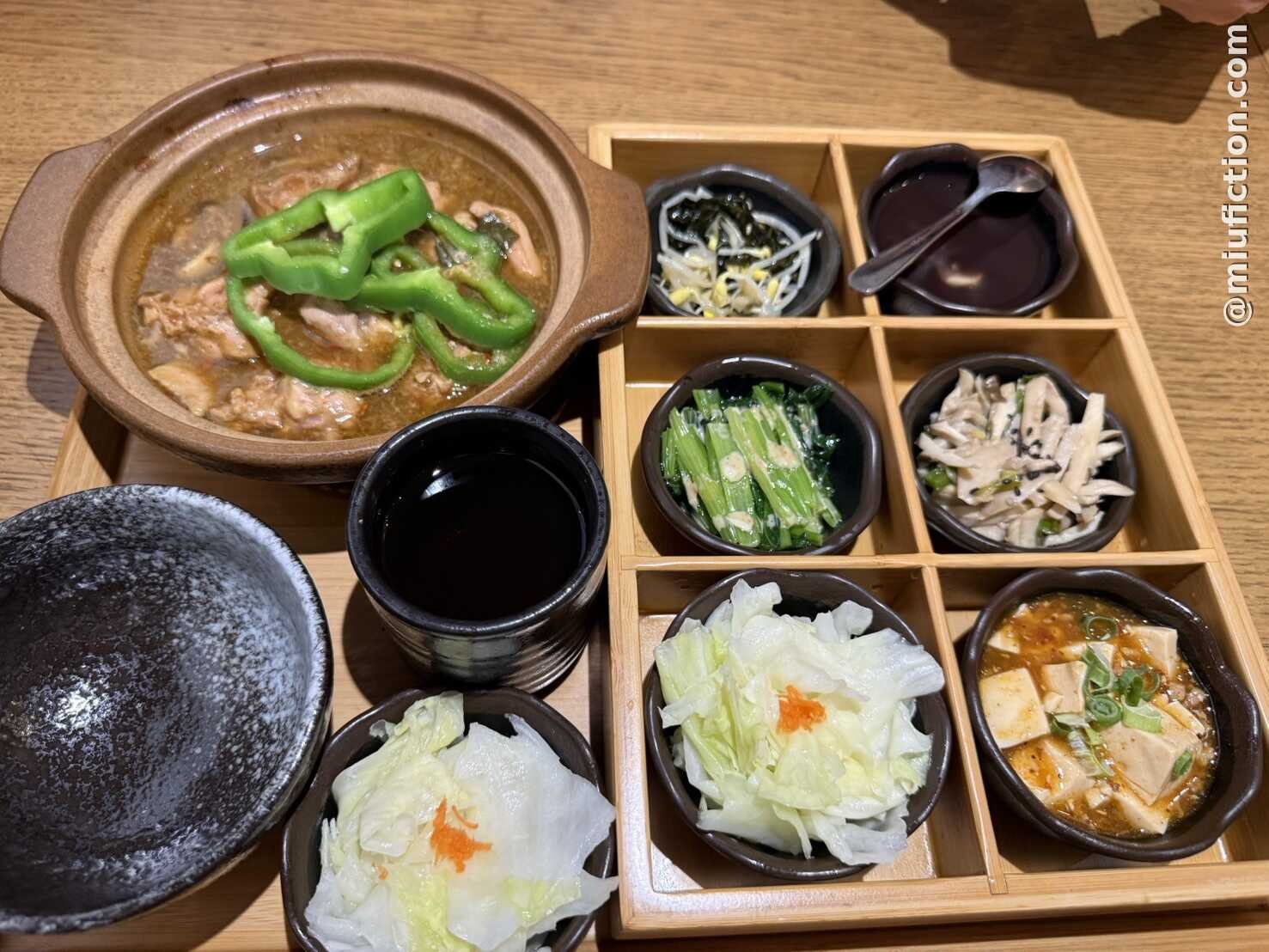 無骨黃燜雞定食